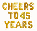 Champagne 5th Birthday Balloon Banner Letter Rose Gold Decorations - BashMint party decoration