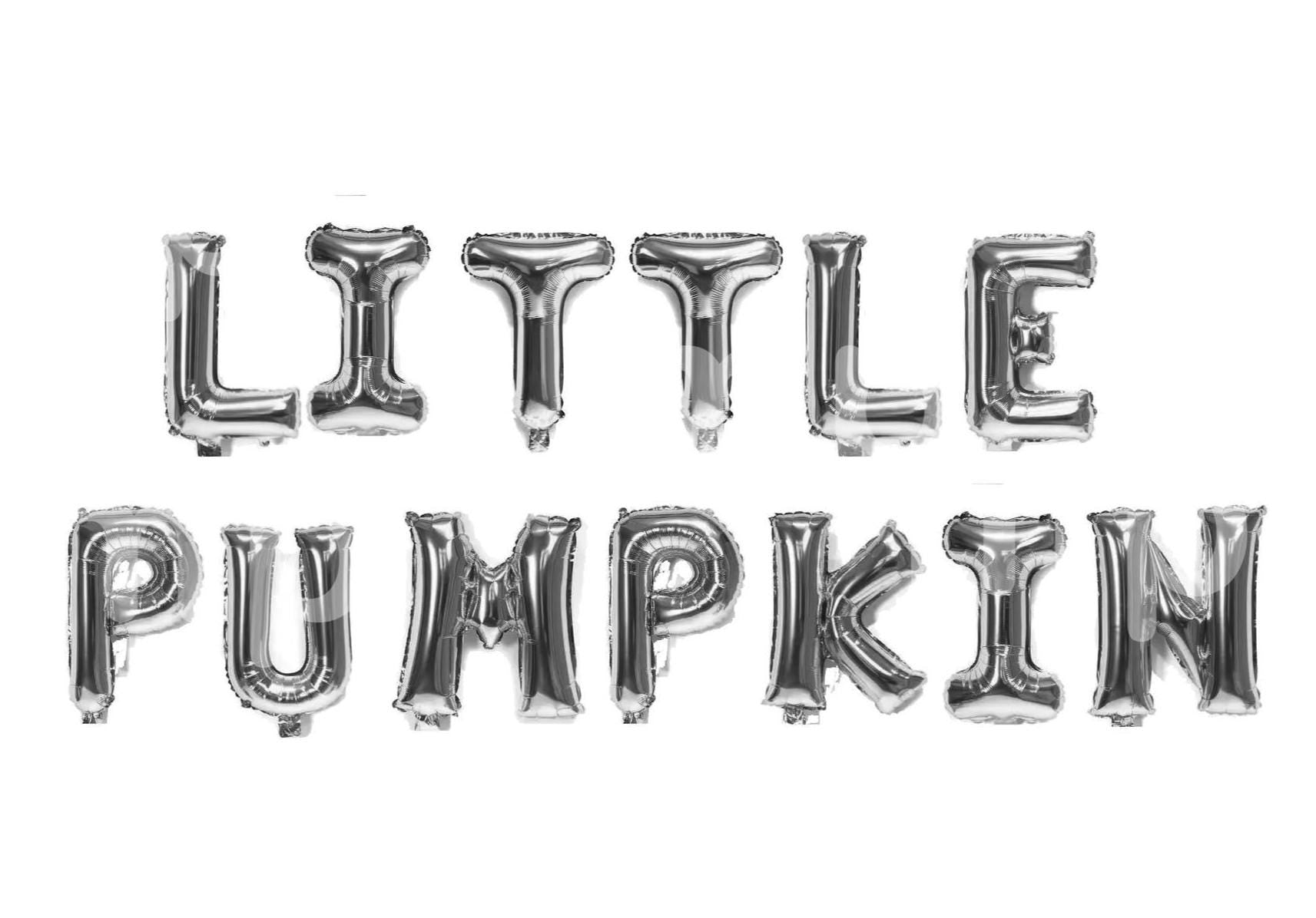 Pumpkin 1st Birthday Party Balloons Letter Rose Gold Decorations - BashMint party decoration