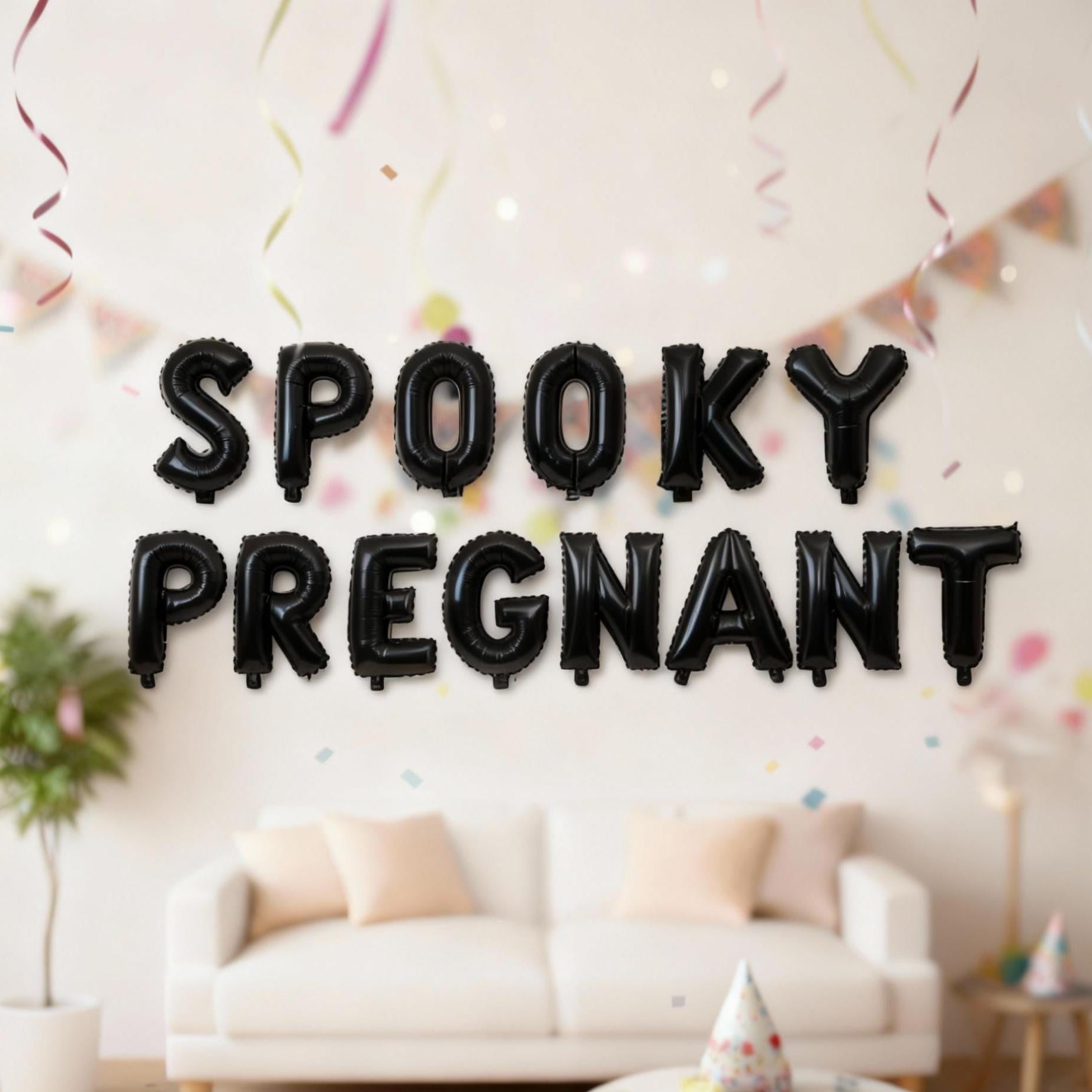 Halloween Balloon Banner Number Rose Gold Decorations - BashMint party decoration