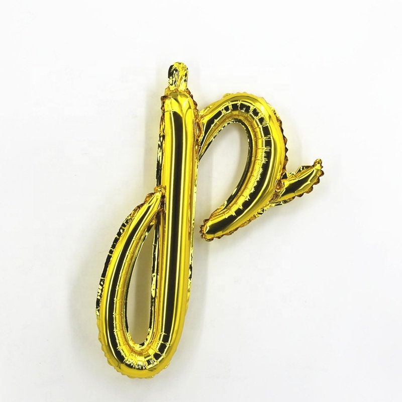Birthday Balloon Banner Number Gold Decorations - BashMint party decoration