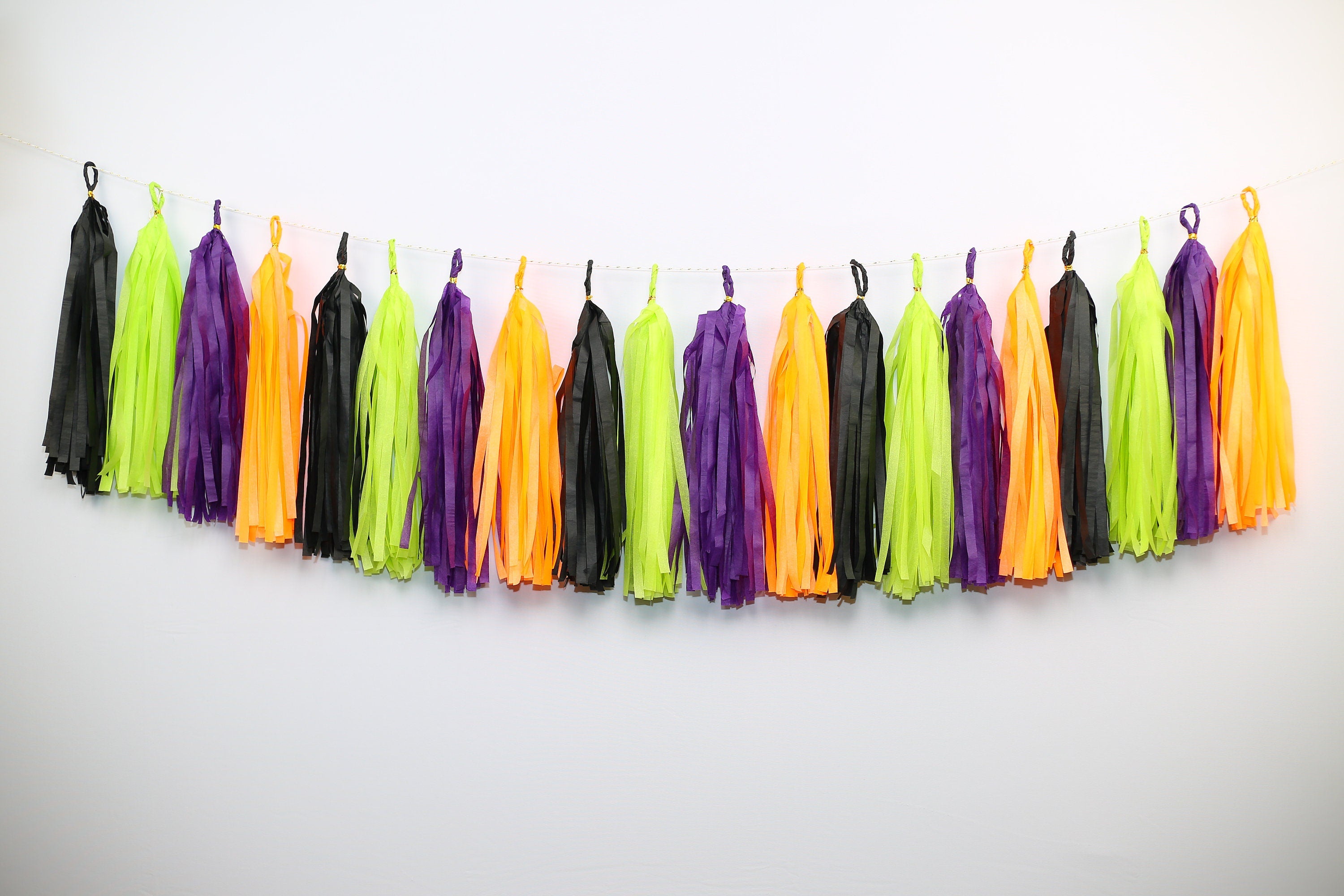 12pcs Large Tassel Garlands Tissue Paper Tassels Garland Birthday Baby Shower Wedding Party Ready to hang