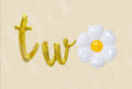 Groovy 2nd Birthday Party Balloons Letter Rose Gold Decorations - BashMint party decoration