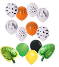 Dinosaur Birthday Balloon Banner Heart Black Decorations - BashMint party decoration