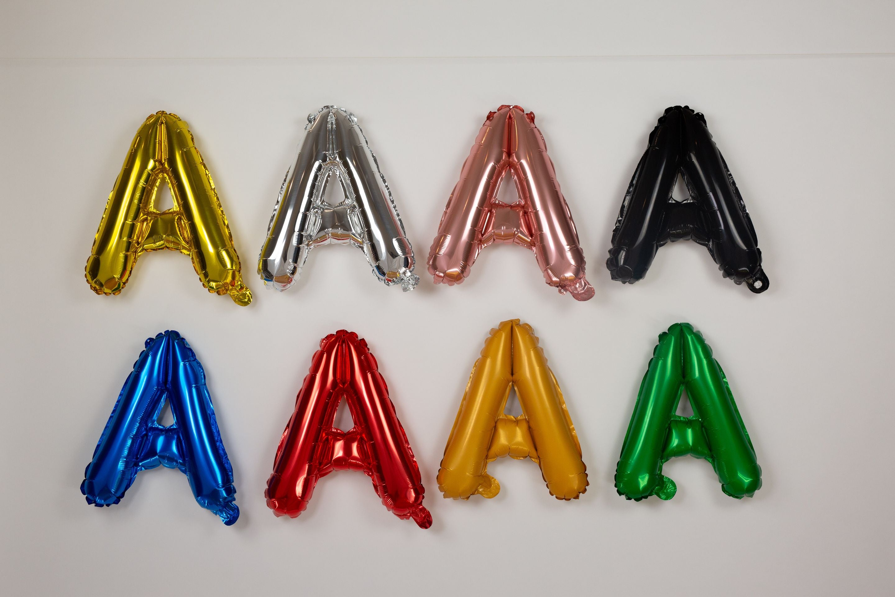 1 Year Later Birthday Banner | “ONE” 16” Foil Letter Balloons | 1st Birthday Mylar Balloons Set | 8 Colors