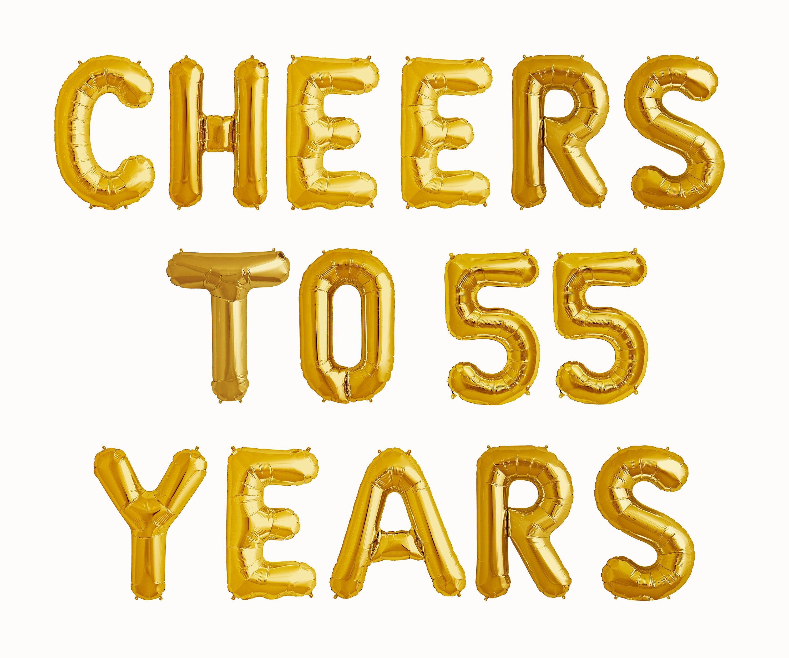 Champagne 5th Birthday Balloon Banner Letter Rose Gold Decorations - BashMint party decoration