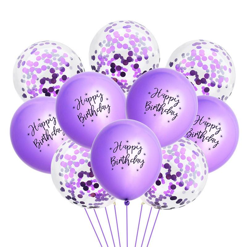 Birthday 6th Balloon Banner Letter Rose Gold Decorations - BashMint party decoration