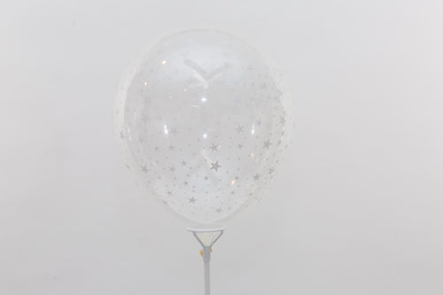 Star Party Balloons White Decorations - BashMint party decoration