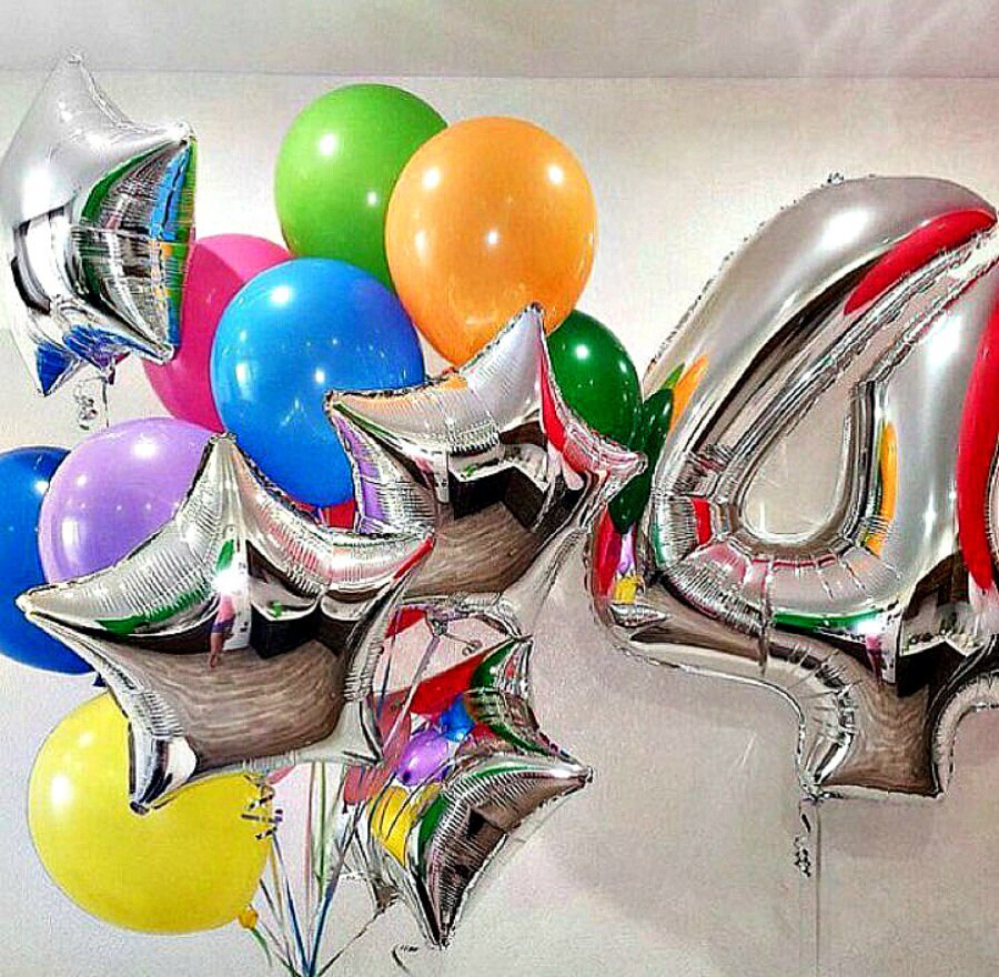 Star Birthday Party Balloons Heart Rose Gold Decorations - BashMint party decoration