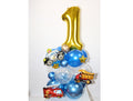 Truck Birthday Party Balloons Star Gold Decorations - BashMint party decoration