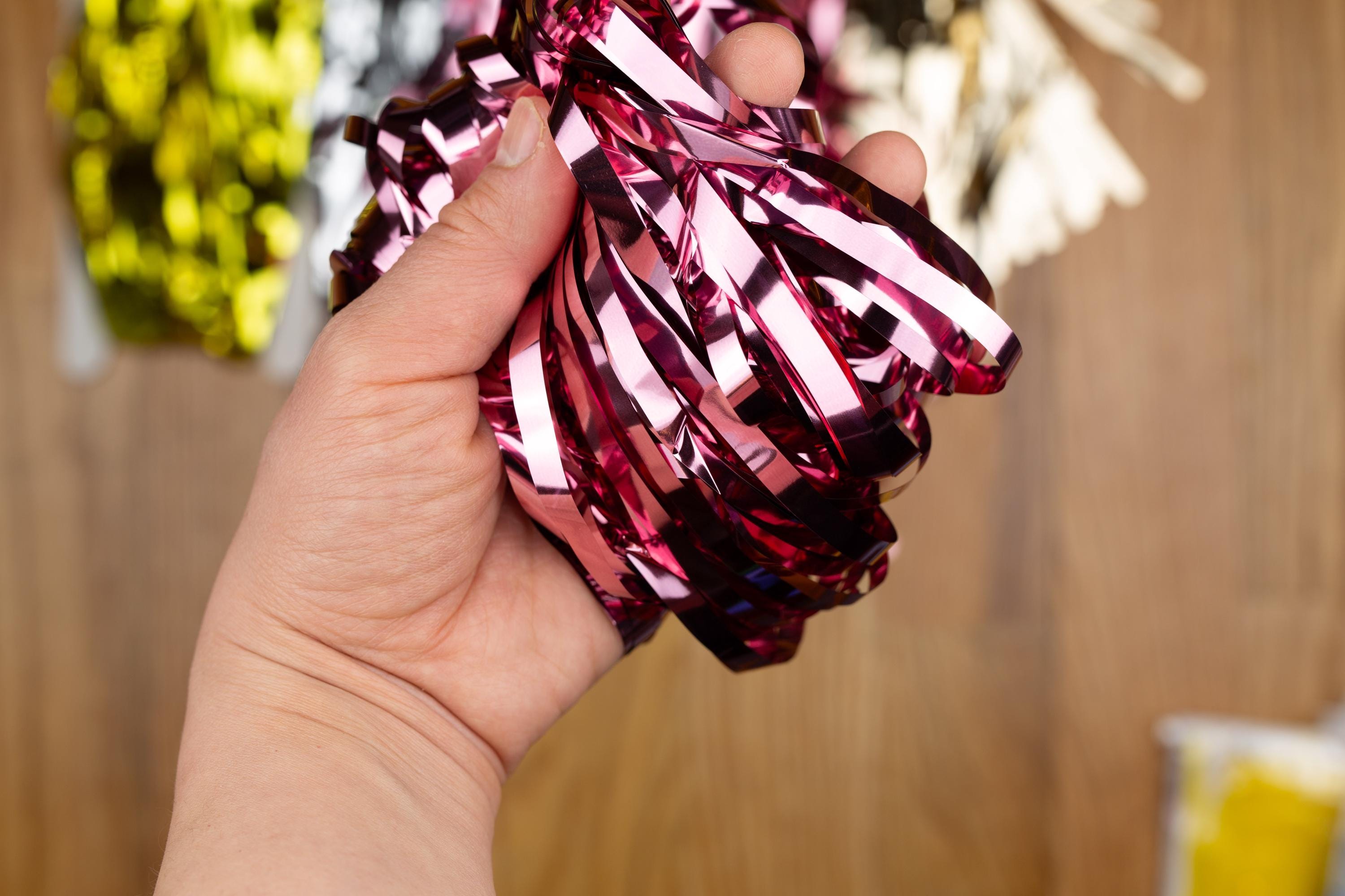 Bachelorette Party Tassel Garland Champagne Rose Gold - BashMint party decoration