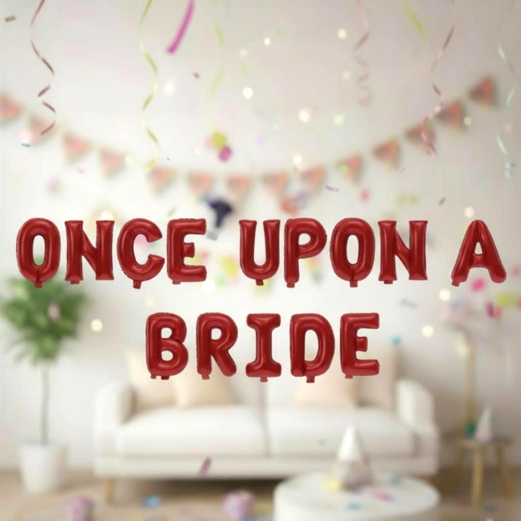 Bride Bridal Shower Balloon Banner Number Rose Gold Decorations - BashMint party decoration