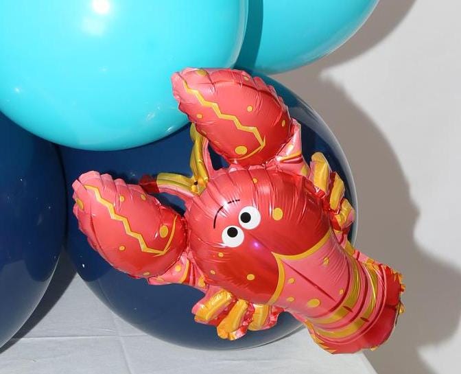 Birthday Party Balloons Number Light Blue Decorations - BashMint party decoration