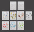 5 pcs Clear Balloons 12 Inch Latex Balloons with White Stars for Wedding Bridal Baby Shower Birthday Bubble Bar Mitzvah Under the Sea Party