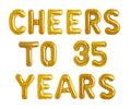 Champagne 5th Birthday Balloon Banner Letter Rose Gold Decorations - BashMint party decoration