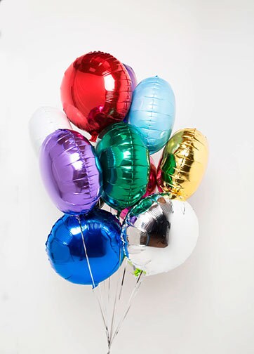 Bridal Shower Party Balloons Round Gold Decorations - BashMint party decoration