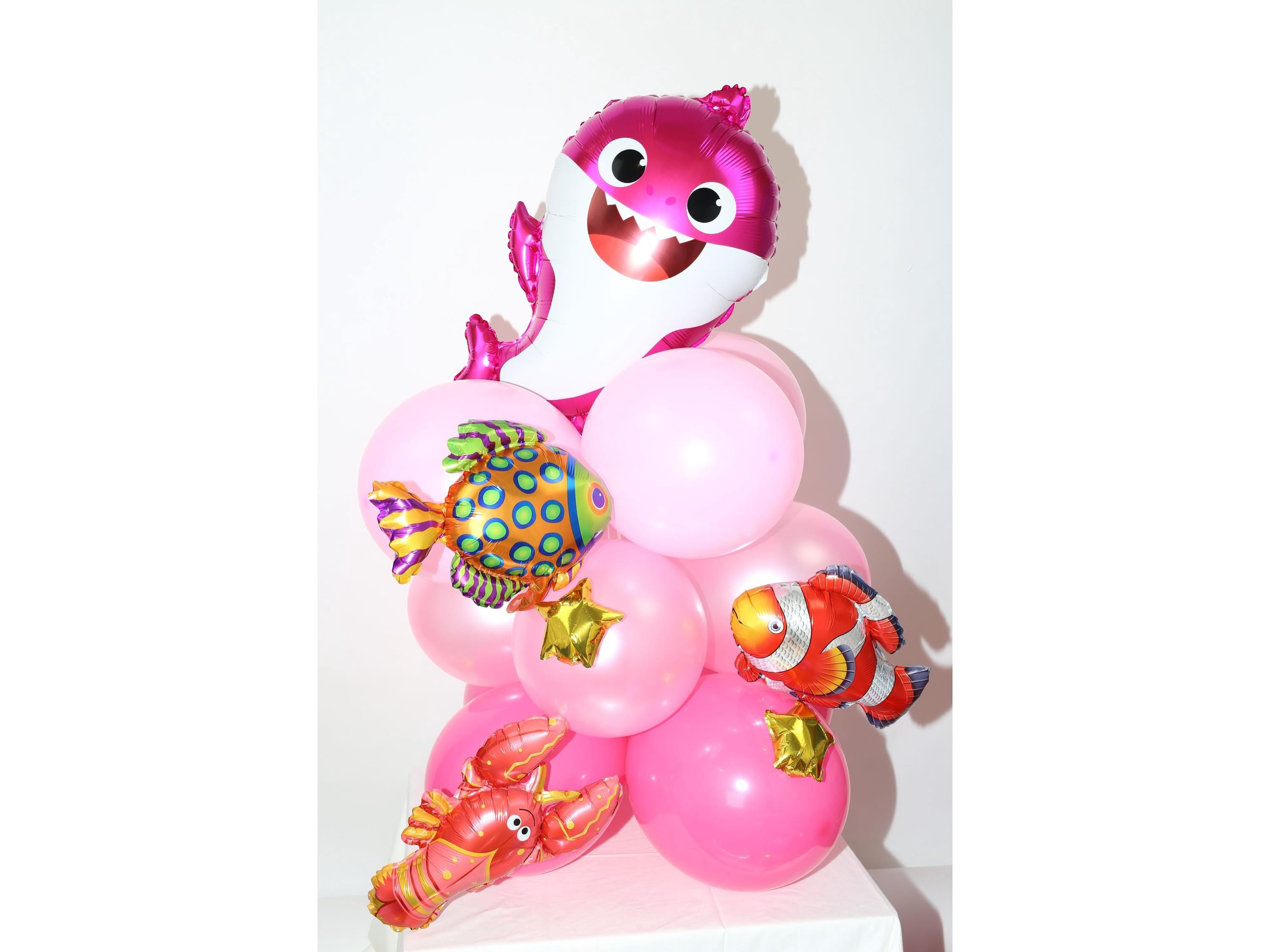 Birthday Party Balloons Number Pink Decorations - BashMint party decoration