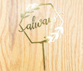 Always Cake Topper Engagement Wizard Bach Rehearsal dinner Cake Topper Bride To be Groom Decorations Mr Mrs Cursive Script Gold heart hearts