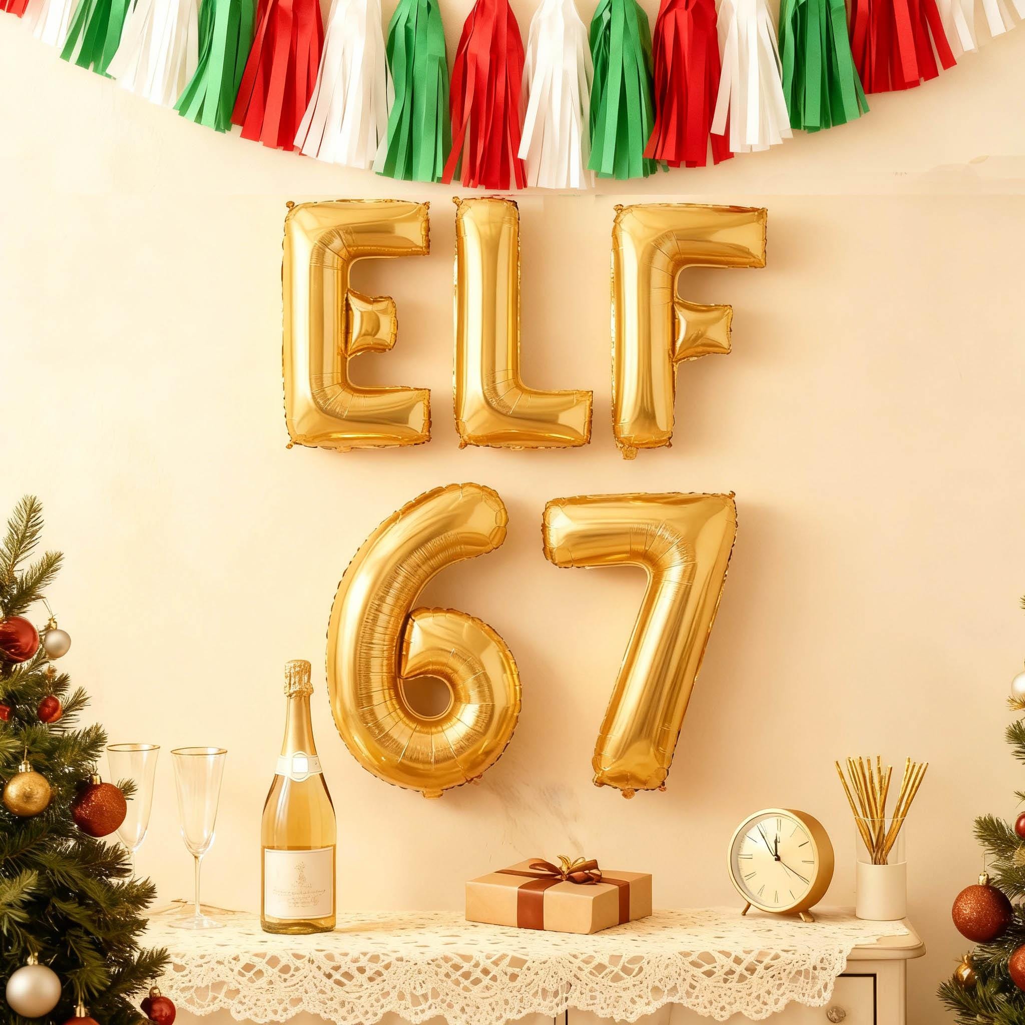 Star Christmas Tassel Garland Heart Rose Gold - BashMint party decoration