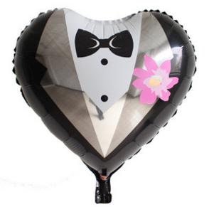 Bride Bachelorette Party Balloon Banner Heart Rose Gold Decorations - BashMint party decoration