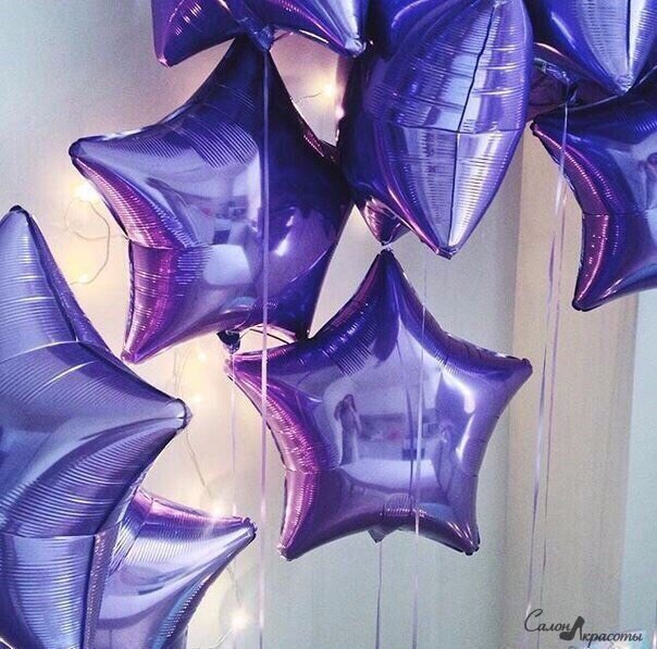 Balloon Bouquet 18 Inch Mylar Star & Clear Latex Balloons - Black, Green, Red, Blue, Rose Gold, Silver, Gold, White, Pink, Purple - Birthday Wedding Party Decor