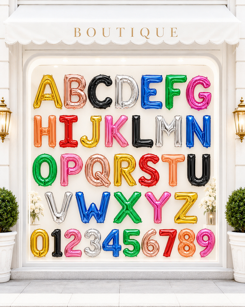 16 Letter Letter Balloons for Sale - Party Decor