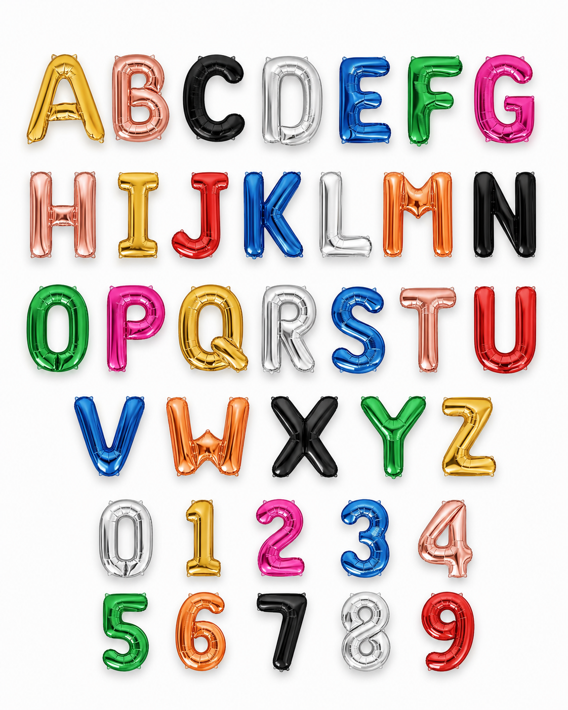 16 Letter Letter Balloons for Sale - Party Decor