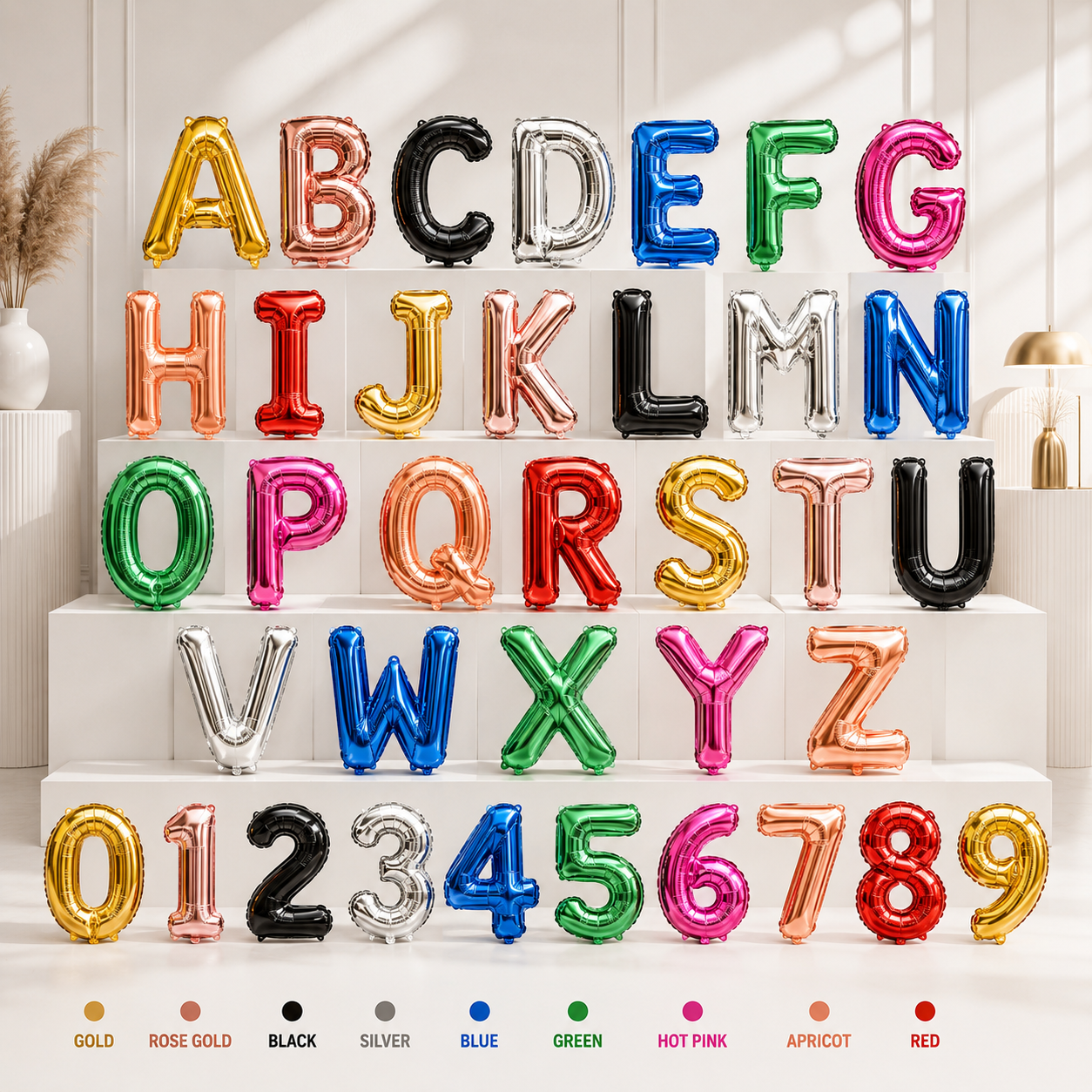 16 Letter Letter Balloons for Sale - Party Decor