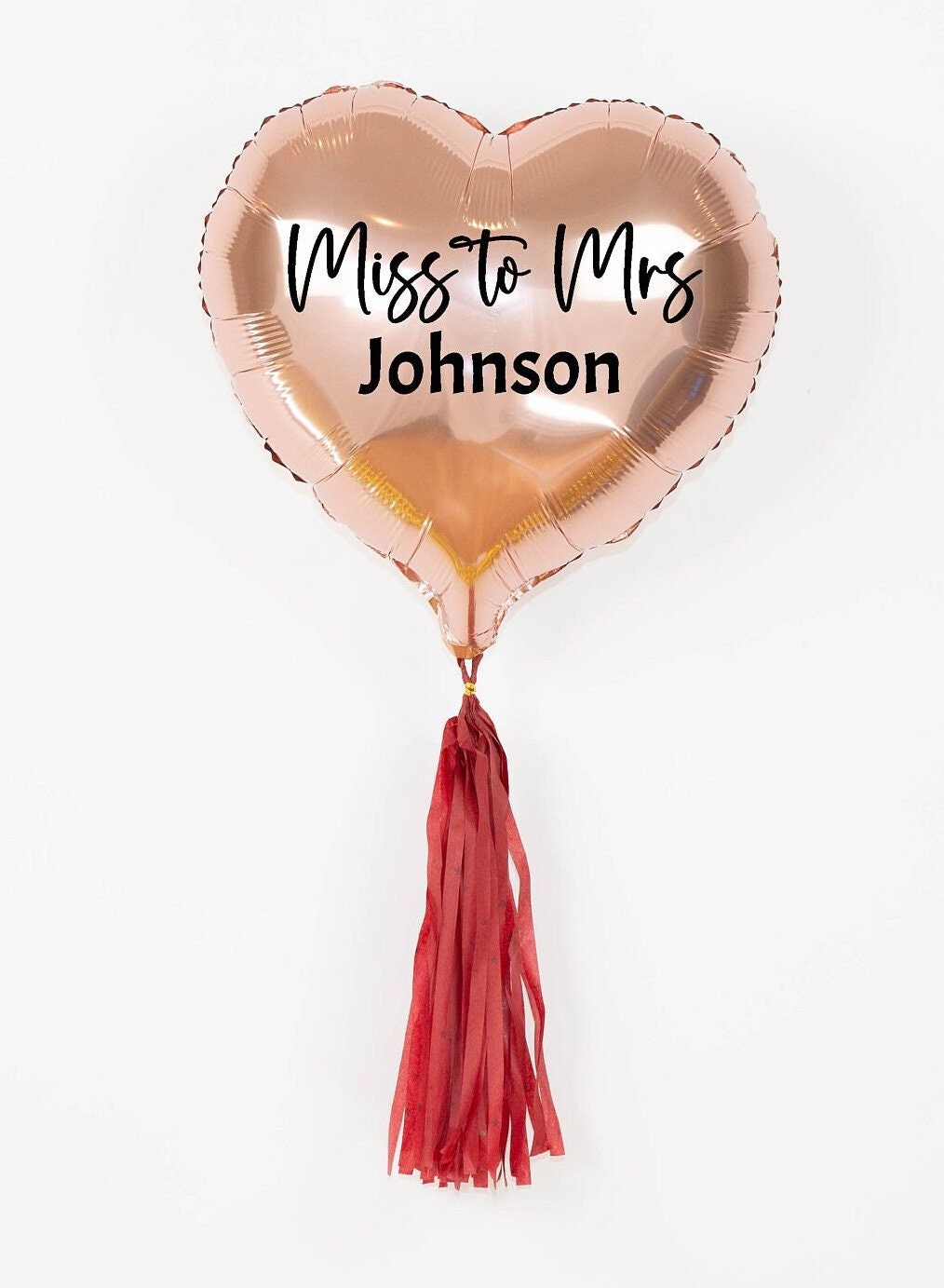 Bride Bridal Shower Party Balloons Heart Rose Gold Decorations - BashMint party decoration