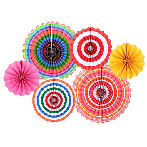 Fiesta Baby Shower Paper Fan Decorations Taco - BashMint party decoration