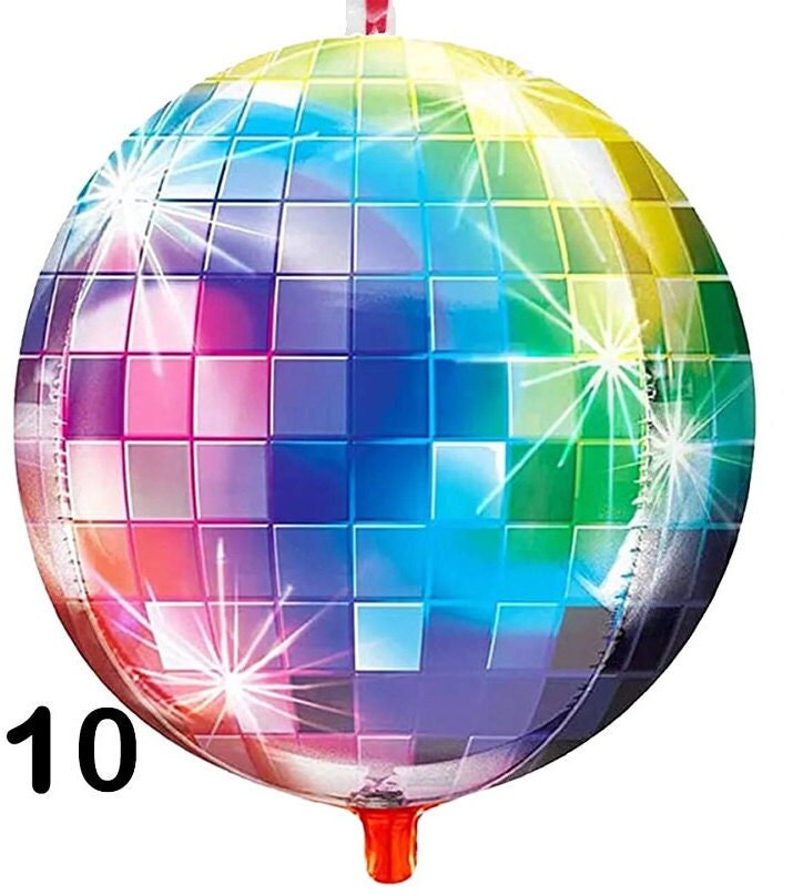 Disco Bachelorette Party Balloon Banner Number Rose Gold Decorations - BashMint party decoration