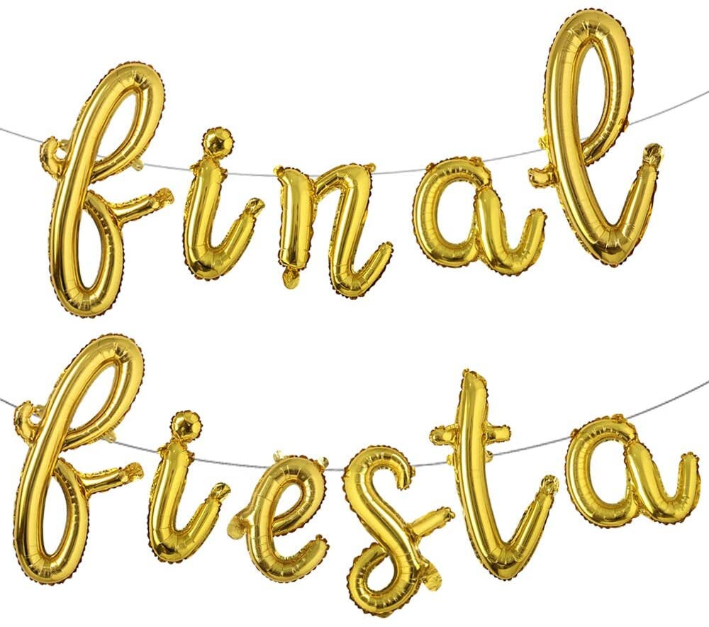 Birthday Balloon Banner Number Gold Decorations - BashMint party decoration