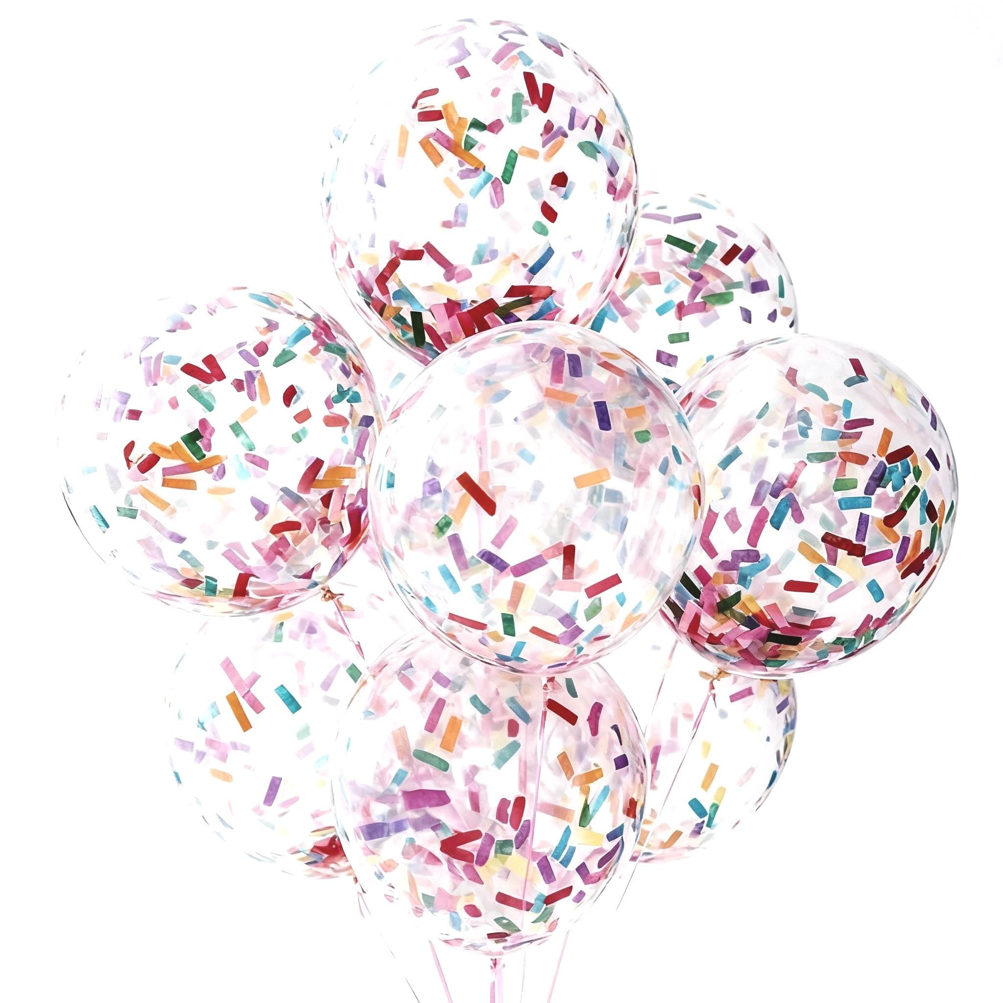 Birthday Party Balloons Number Rainbow Decorations - BashMint party decoration