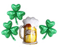 Star St. Patrick’s Day Party Balloons Heart Gold Decorations - BashMint party decoration