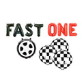Race Car Birthday 1st Balloon Banner Heart Rose Gold Decorations - BashMint party decoration