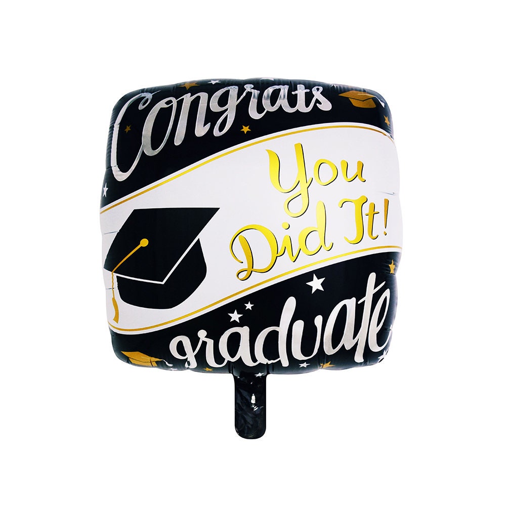 Taco Graduation Balloon Banner Letter Rose Gold Decorations - BashMint party decoration