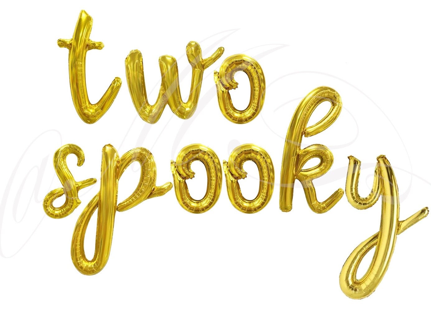 Halloween 2nd Balloon Banner Number Rose Gold Decorations - BashMint party decoration