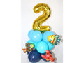 Birthday Party Balloons Number Light Blue Decorations - BashMint party decoration