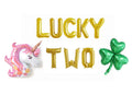 Unicorn 2nd Birthday Balloon Banner Letter Rose Gold Decorations - BashMint party decoration