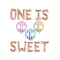 Star 1st Birthday Balloon Banner Heart Rose Gold Decorations - BashMint party decoration