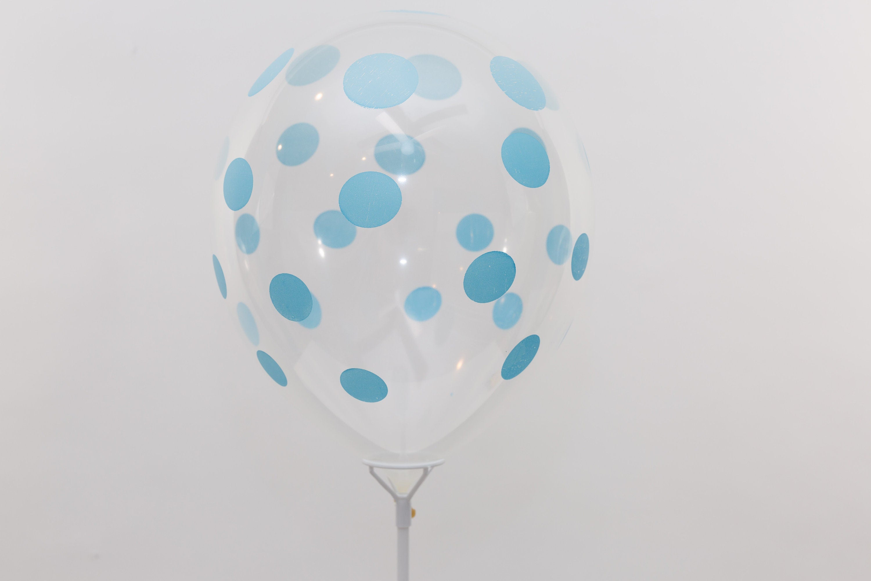 5 pcs Clear Balloons 12 Inch Latex Balloons with White Stars for Wedding Bridal Baby Shower Birthday Bubble Bar Mitzvah Under the Sea Party