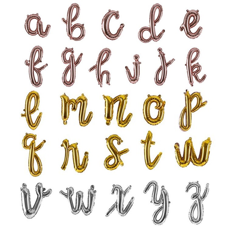 Bride Bridal Shower Balloon Banner Letter Rose Gold Decorations - BashMint party decoration
