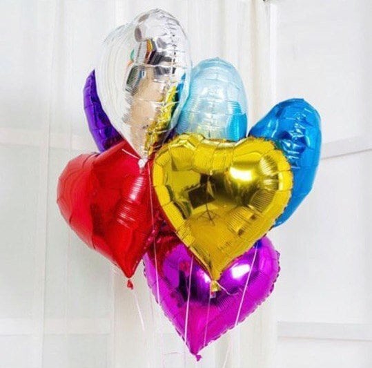 Star Father’s Day Balloon Banner Heart Rose Gold Decorations - BashMint party decoration
