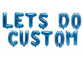 Birthday Balloon Banner Number Blue Decorations - BashMint party decoration