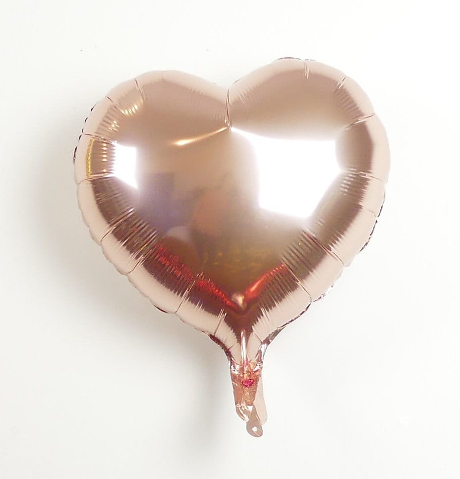 Heart Bachelorette Party Balloon Banner Rose Gold Decorations - BashMint party decoration
