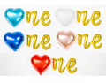 Strawberry 1st Birthday Balloon Banner Heart Rose Gold Decorations - BashMint party decoration