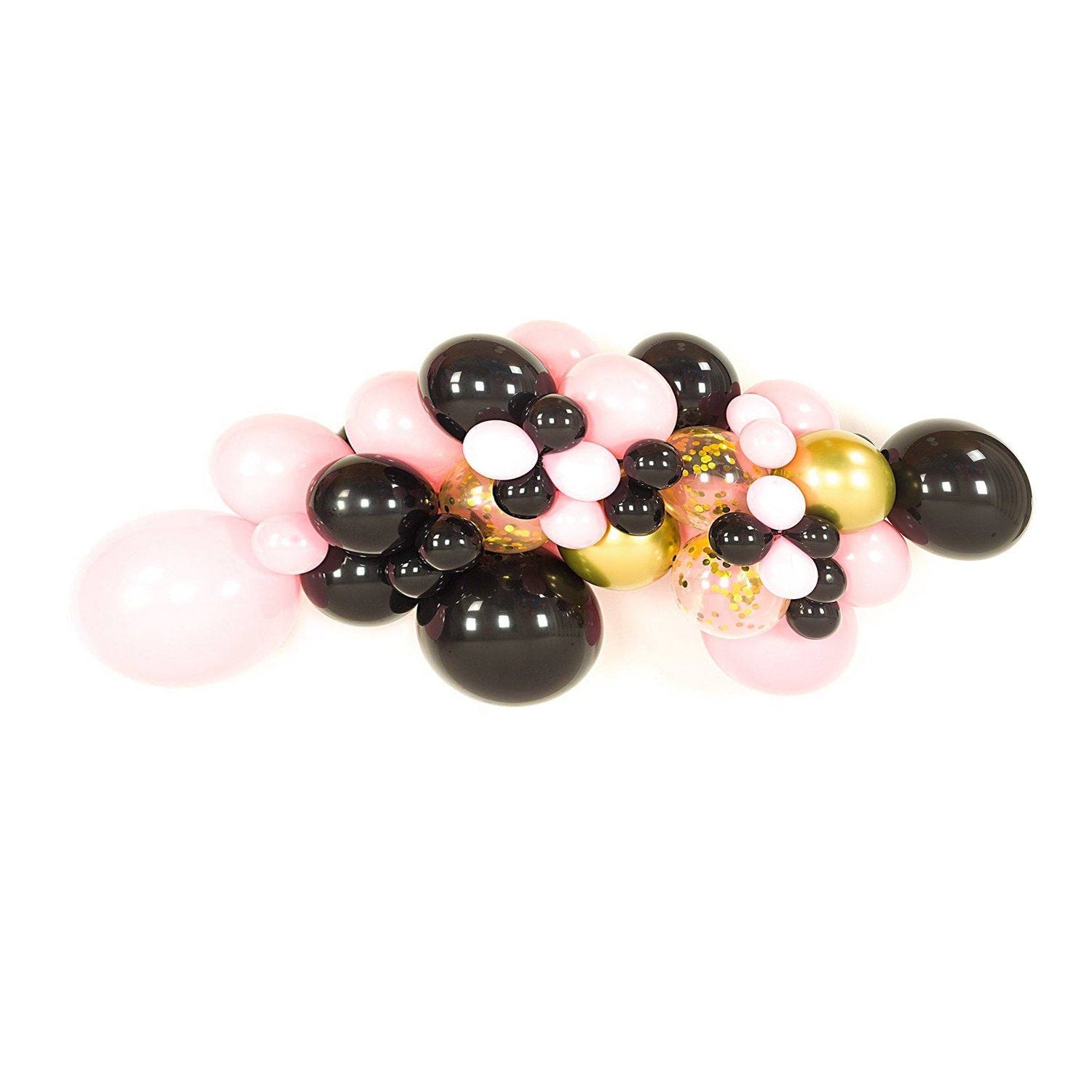 Princess Bachelorette Party 21st Balloon Banner Lips Black Decorations - BashMint party decoration