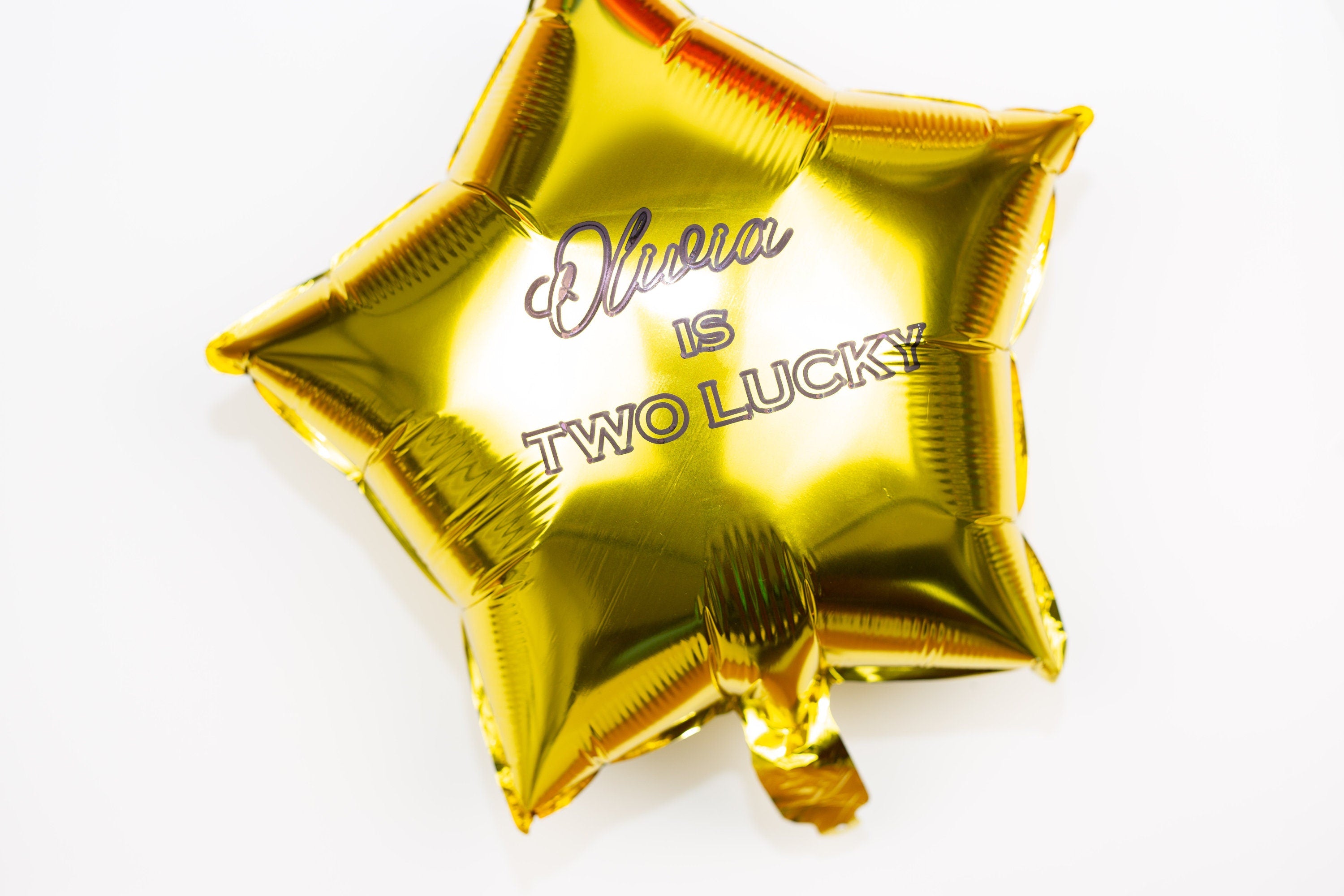 Lucky Four St. Patrick’s Day 4th Balloon Banner Heart Gold Decorations - BashMint party decoration