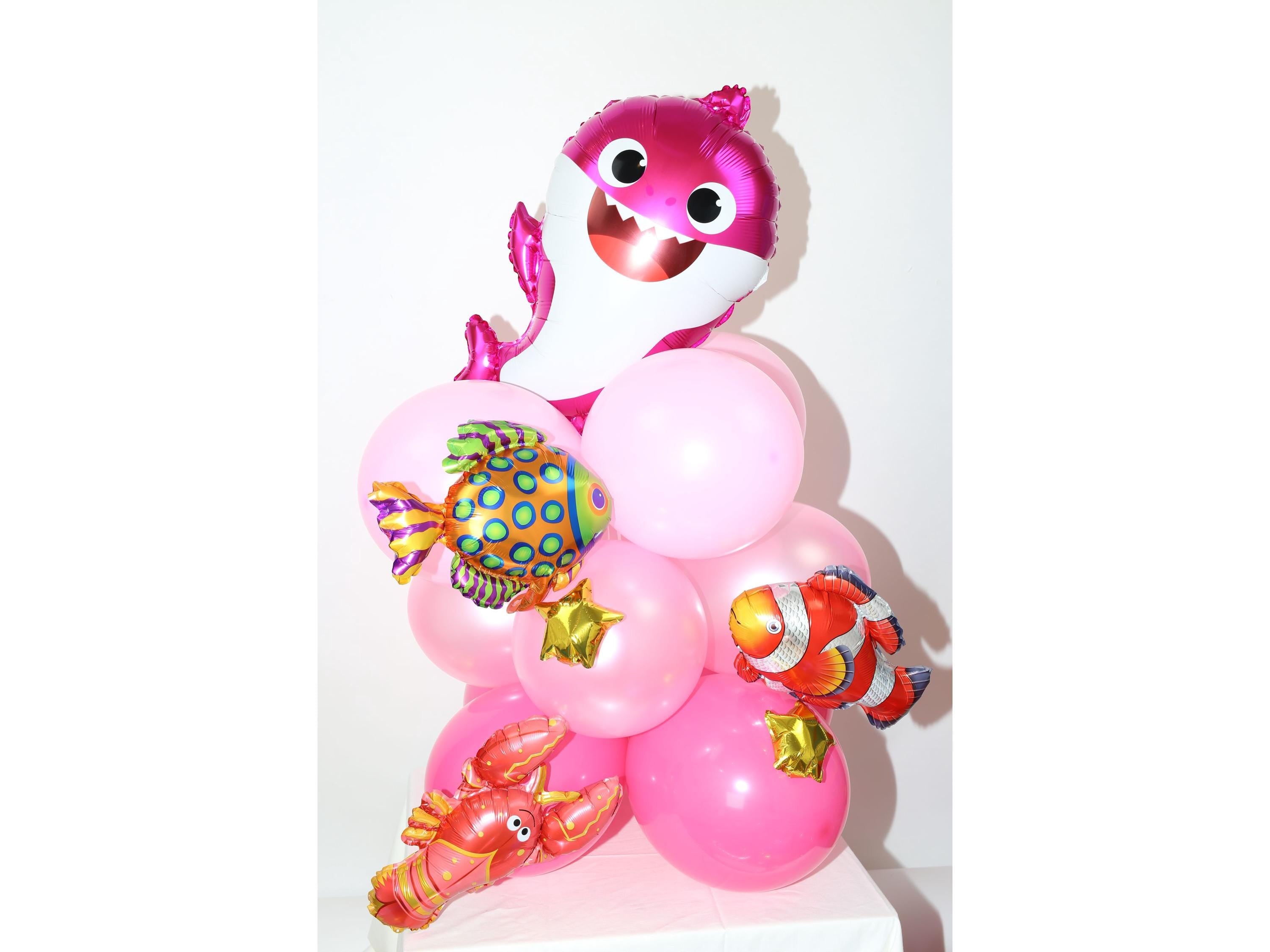 Birthday Party Balloons Number Pink Decorations - BashMint party decoration