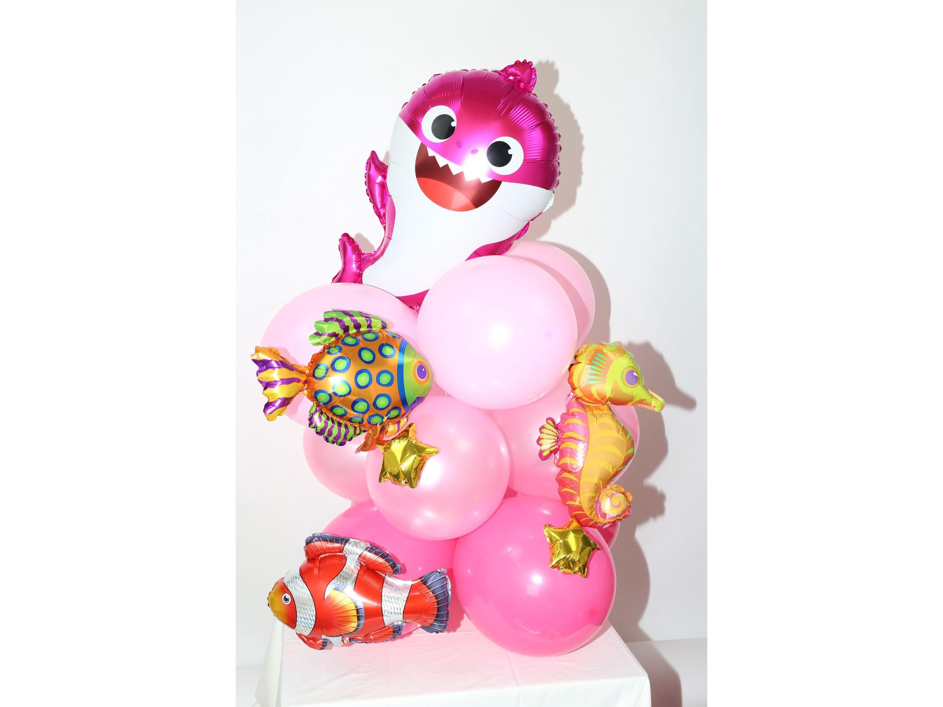 Birthday Party Balloons Number Pink Decorations - BashMint party decoration