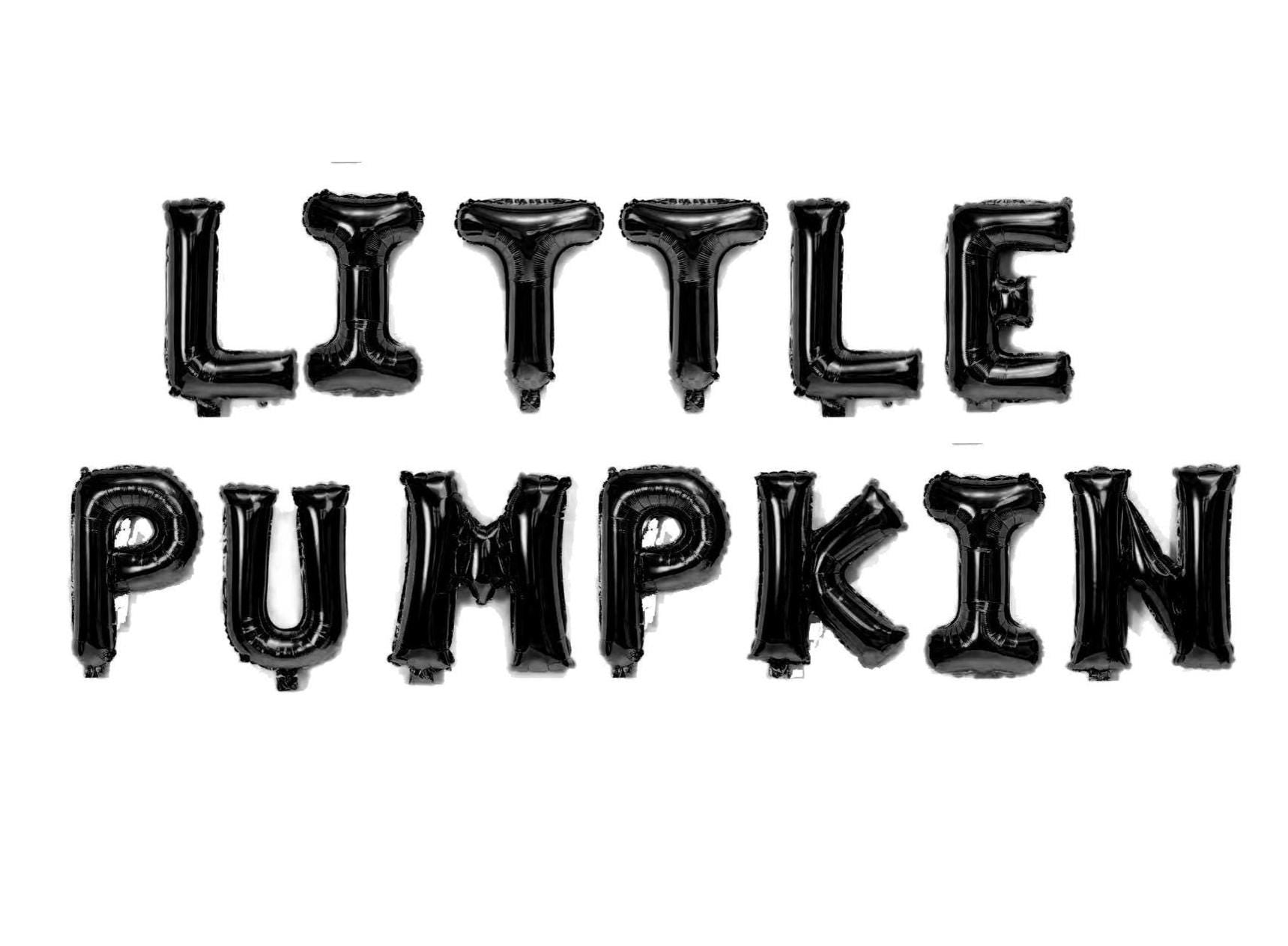 Pumpkin 1st Birthday Party Balloons Letter Rose Gold Decorations - BashMint party decoration